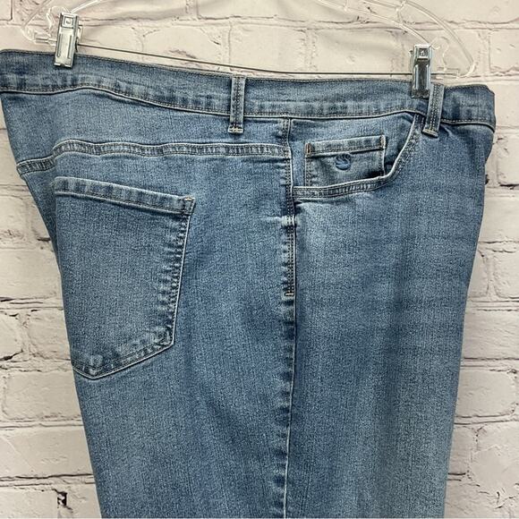 Gloria Vanderbilt Blue Jeans Womens Plus 20W Stretch Boot Cut Med Wash High Rise - Picture 4 of 11